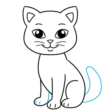 Easy Cat Drawing