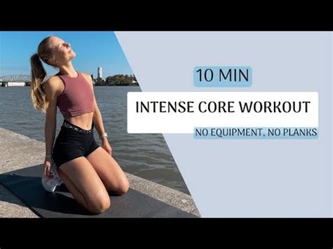 10 MIN INTENSE CORE WORKOUT No Equipment No Planks YouTube