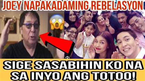 Nakakagulat Na Rebelasyon Ni Joey De Leon Tungkol Sa Tatlong Host Na