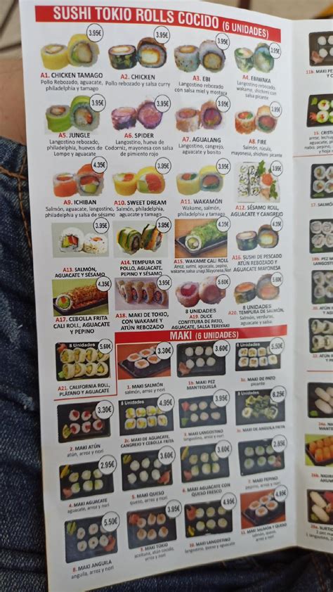 Total 30 Imagen Tokyo Sushi Carta Viaterra Mx