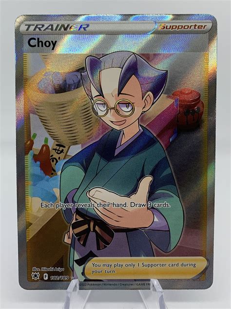 Pokemon Tcg Astral Radiance Trainer Choy Holo Ultra Rare