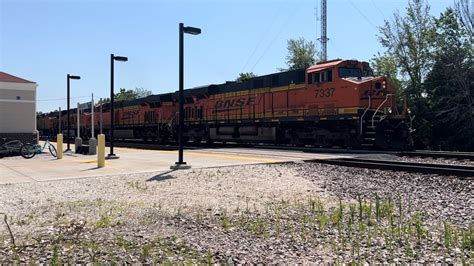 Bnsf Manifest With And Kcs Engines With