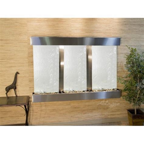 Adagio OFS2040 Olympus Falls Square Stainless Steel Silver Mirror Wall