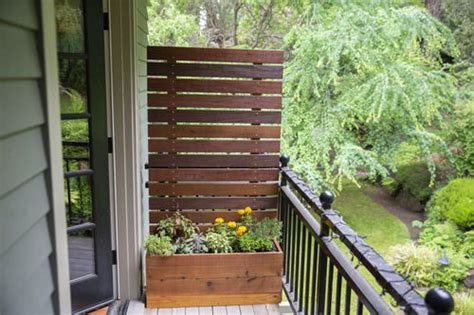 Diy Planter With Privacy Screen Ideas Balcony Garden Web