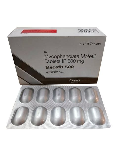 Mycophenolate Mofetil Mycofit Tablet Rs Stripe Noble Drug