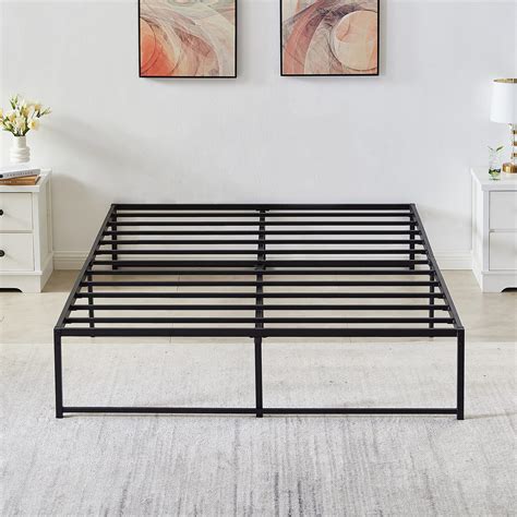 VECELO 14" Metal Platform Bed Frame/Mattress Foundation | Nellis Auction