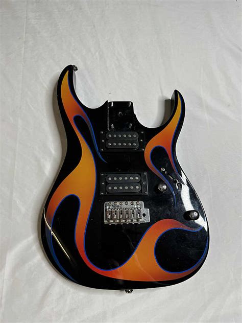 Ibanez Rg Electric Guitar Body Custom S Hot Rod Flame Reverb