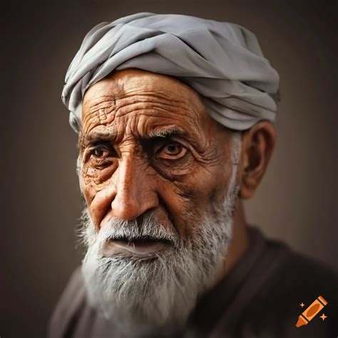 Portrait Of An Older Middle Eastern Man