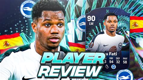 Tots Moments Evo Ansu Fati Player Review Fc Ultimate Team