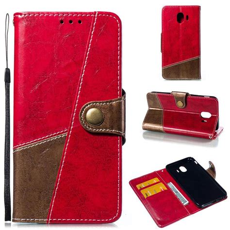 For Samsung J4 2018 Case Pu Leather Flip Phone Case Samsung Galaxy J4