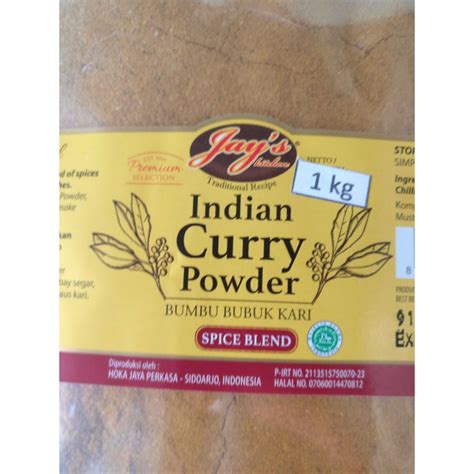 Jual Indian Curry Powder Kari Bubuk India Jays Kg Halal Enak