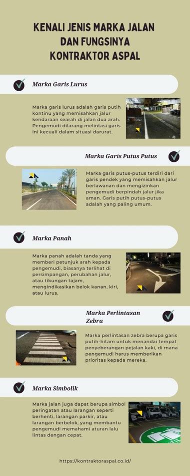 Kenali Jenis Marka Jalan Dan Fungsinya