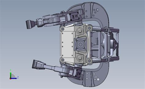 四足机械狗机器人solidworks 2020模型图纸下载 懒石网