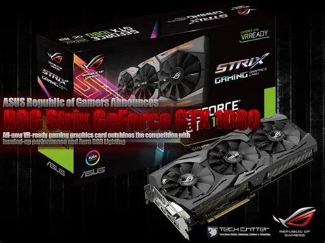 Asus Republic Of Gamers Malaysia Announces Strix Geforce Gtx At Rm