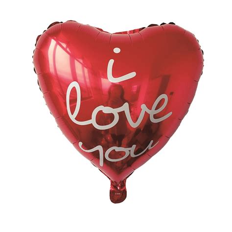 Balon Folie Inima Rosie I Love You 45 Cm EMAG Ro