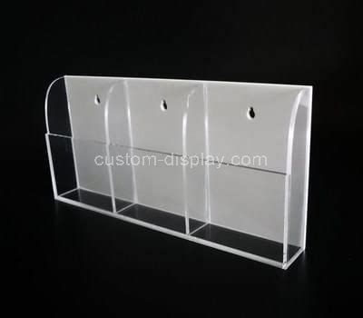 Wall mount literature holder, brochure holders wall mount