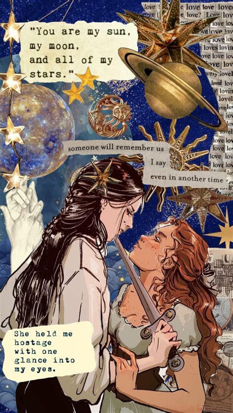 Sapphic Celestial Cosmiclove Wlw Lesbian Sapphic Aesthetic Art Cute Wallpapers Lesbian Art