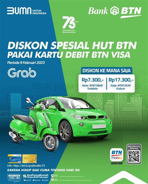 Promo Grab Hut Btn Diskon Hingga Rp Naik Grabcar Atau