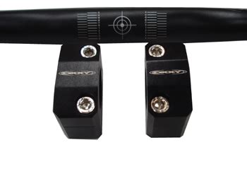 Guidão Alumínio Adaptador NAKED Preto Moto Moura