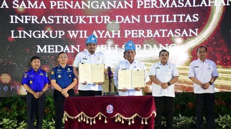 Pemkab Deliserdang Dan Pemko Medan Teken Kerjasama Guna Tingkatkan