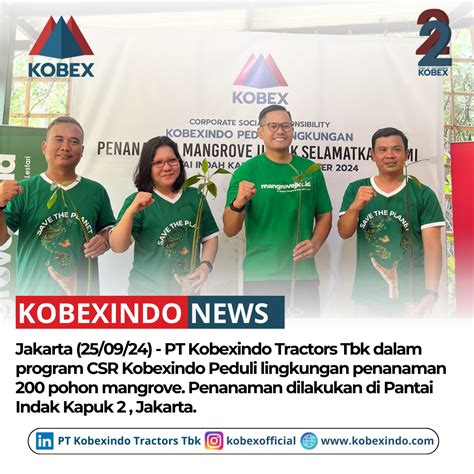 PT Kobexindo Tractors Tbk Dalam Program CSR Kobexindo Peduli Lingkungan