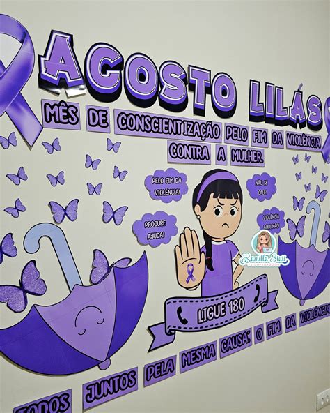 Painel Agosto Lil S Psicopedagoga Kamilla Stati