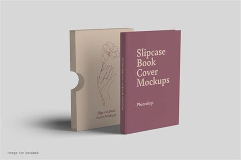 Premium PSD Slipcase Book Cover Mockup