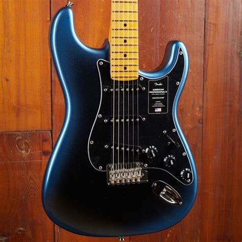 Fender American Professional Ii Stratocaster Maple Neck Dark Night Max Guitar