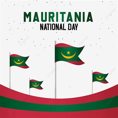 Happy Independence Day Vector Png Images Happy Mauritania Independence