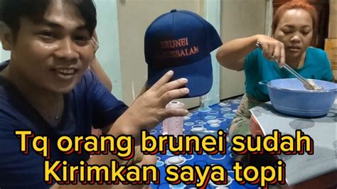 Subscriber Dari Brunei Kirimkan Saya Topi Semoga Dimurahkan Rezeki