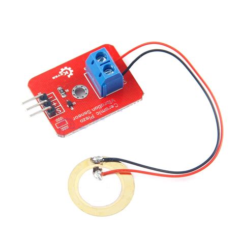 Keyes Analog Piezoelectric Aa Ceramic Piezo Vibration Sensor Module