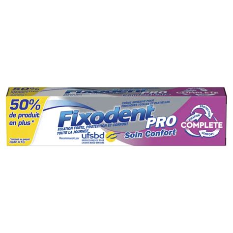 Fixodent pro soin confort Crème Adhésive en vente en pharmacie