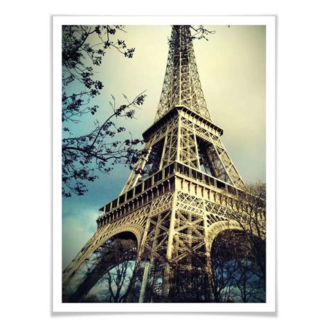 Poster Paris Eiffel Tower Wall