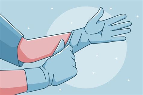 Free Vector Protective Gloves Illustration Imagenes De Doctores