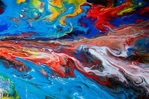 Premium Photo | Abstract acrylic hand painted background