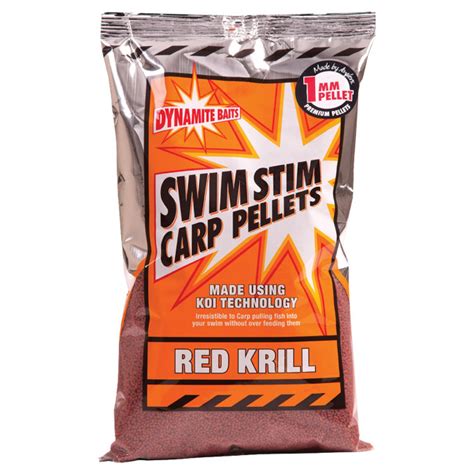 Pelete Dynamite Baits Swim Stim Carp Pellets Red Krill G