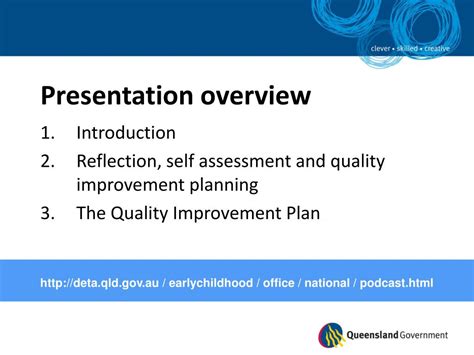 Ppt National Quality Framework Self Assessment And Quality Improvement Planning Podcast Series