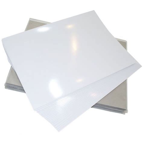 Papel Glossy G A Branco Brilhante Folhas Mundoware