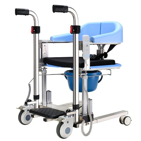 Buy Payrfv Electric Patient Lift Transfer Wheelchair Portable Patient