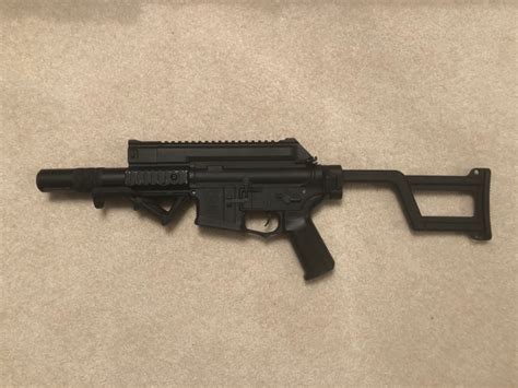 Sold Upgraded Ares Amoeba M Pistol Smg Cqb Hopup Airsoft