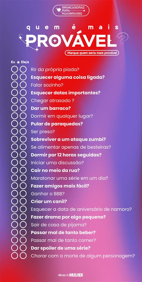 Perguntas Divertidas Para Casal Fdplearn