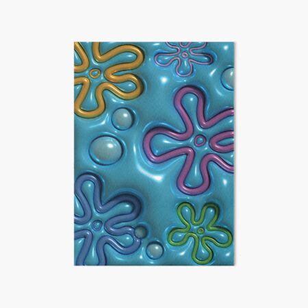 3D Spongebob Bikini Bottom Sky Wallpaper Art Board Print For Sale By Shoptocka Redbubble
