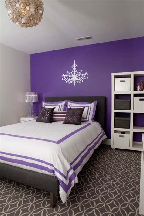 20 Beautiful Purple Accent Wall Ideas