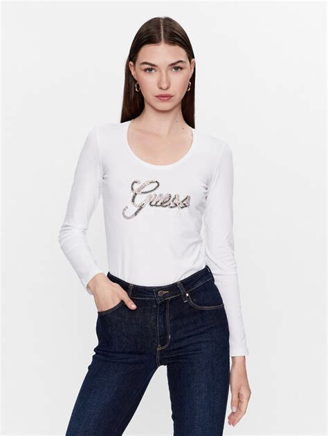 Guess Bluzka W Yi J Bia Y Slim Fit Modivo Pl