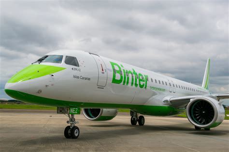 Binter Receives Its First E E Embraer