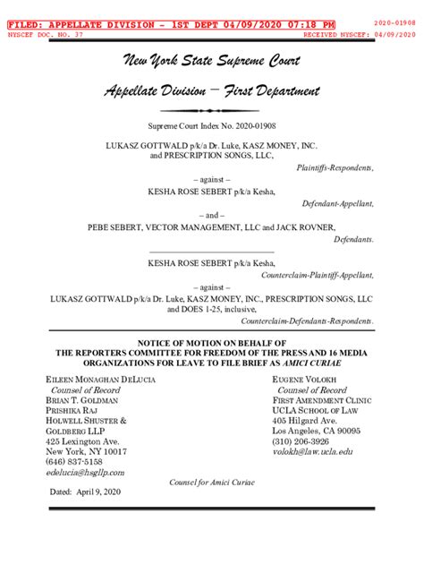 Fillable Online Appellate Division First Department Fax Email Print Pdffiller