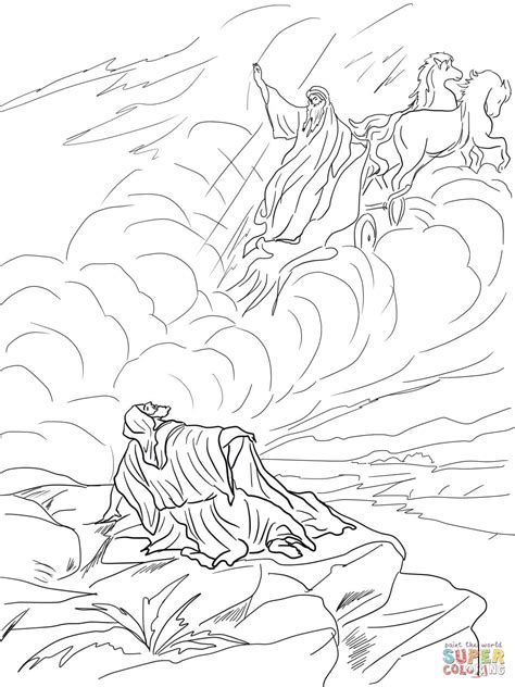 Elijah Chariot Of Fire Coloring Page Images And Photos Finder