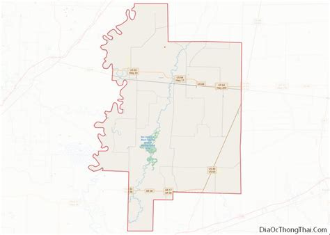 Map Of Woodruff County Arkansas Địa Ốc Thông Thái