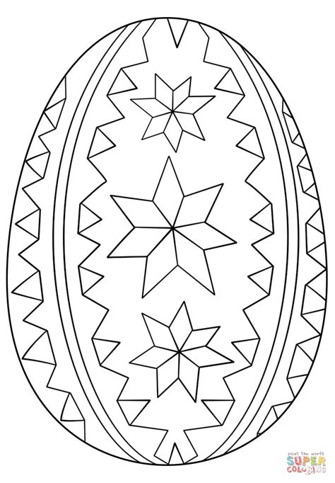 Detailed Easter Egg Coloring Pages Coloring Home