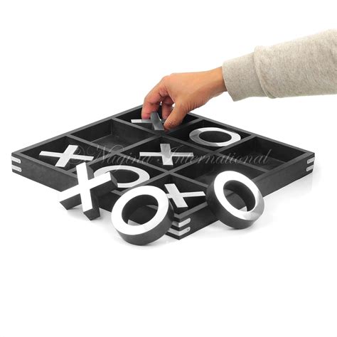 Buy 14 Large Elegant Premium Black Tic Tac Toe Board Game For Adults